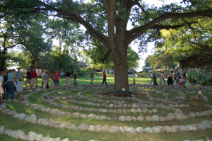 The Labyrinth in nature at LaSalle Manor